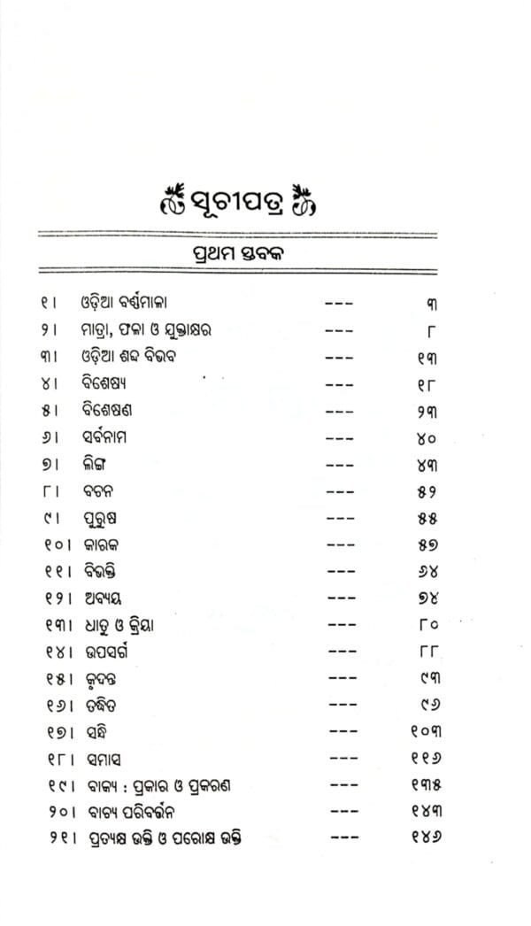 Adhunik Odia Byakarana Ebang Bakyadi Rachana