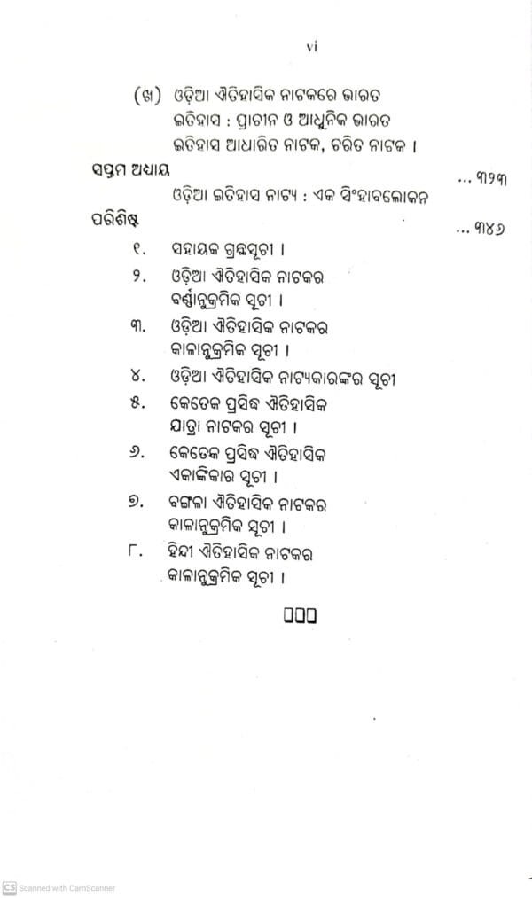 Odia Natakare Itihasara Pratidvani