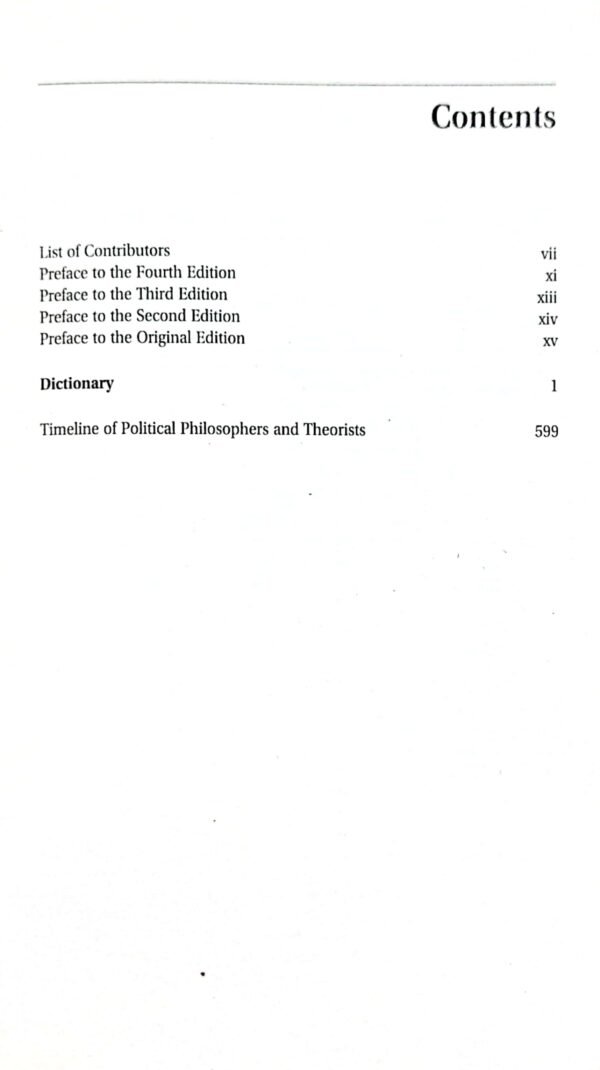 Concise Dictionary of Politics & International Relations,4/e