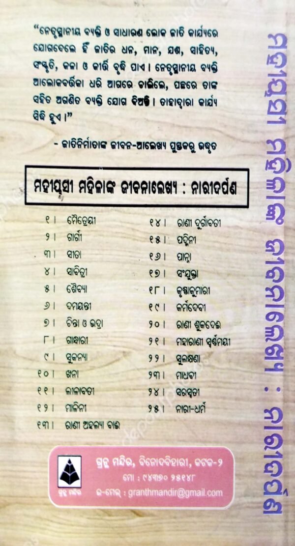 Mahiyasi Mahila Jibanalekhya : Naridarparna