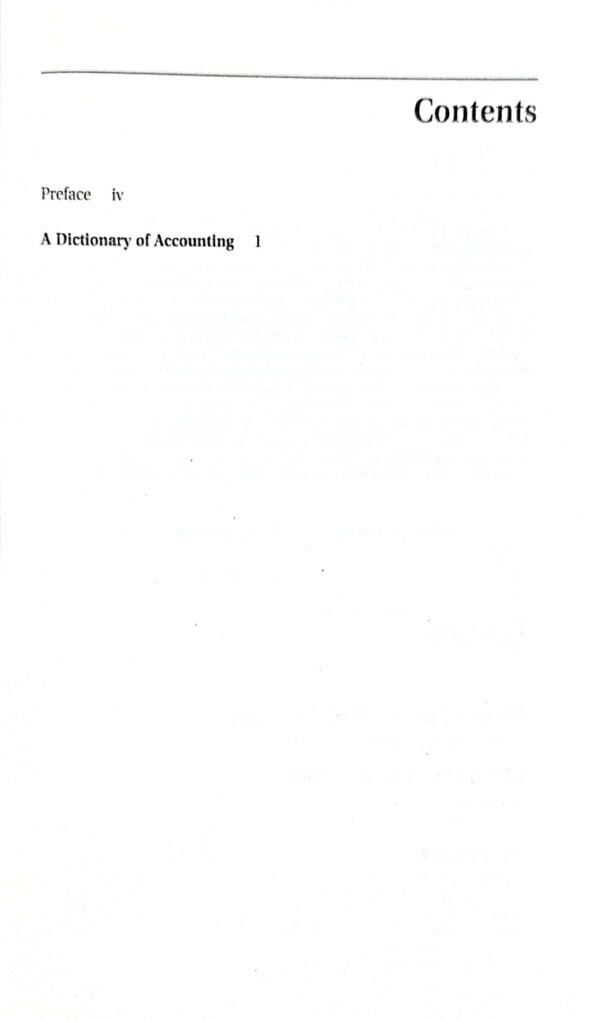 Oxford Dictionary Of Accounting 5ed
