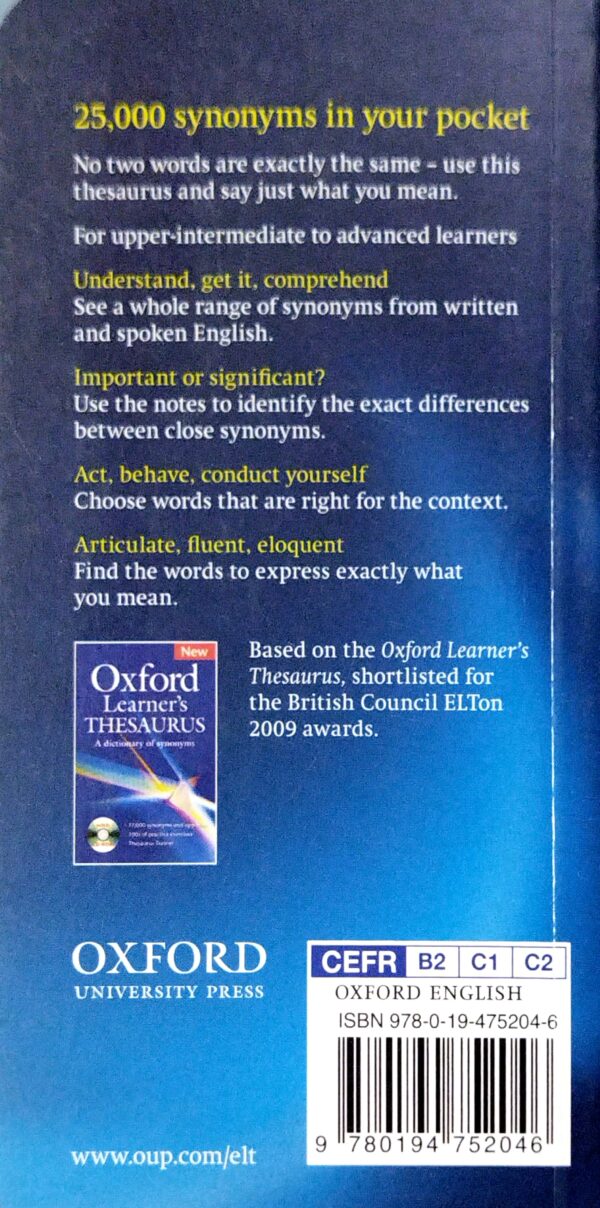 Oxford Learners Pocket Thesaurus