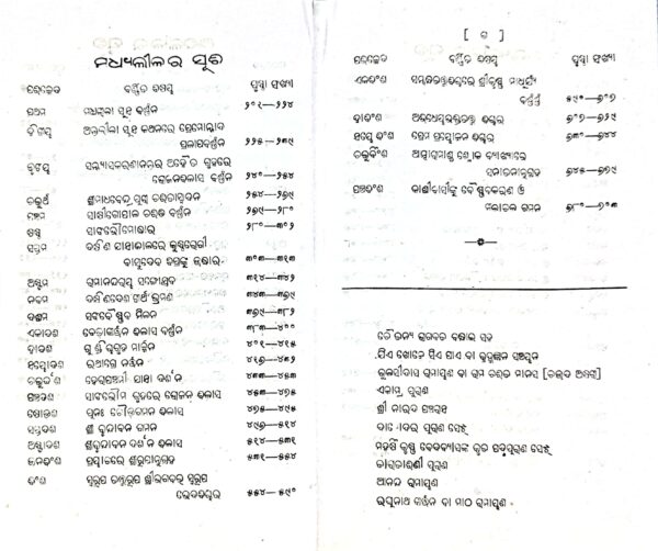 Sri Chaitanya Charitamruta