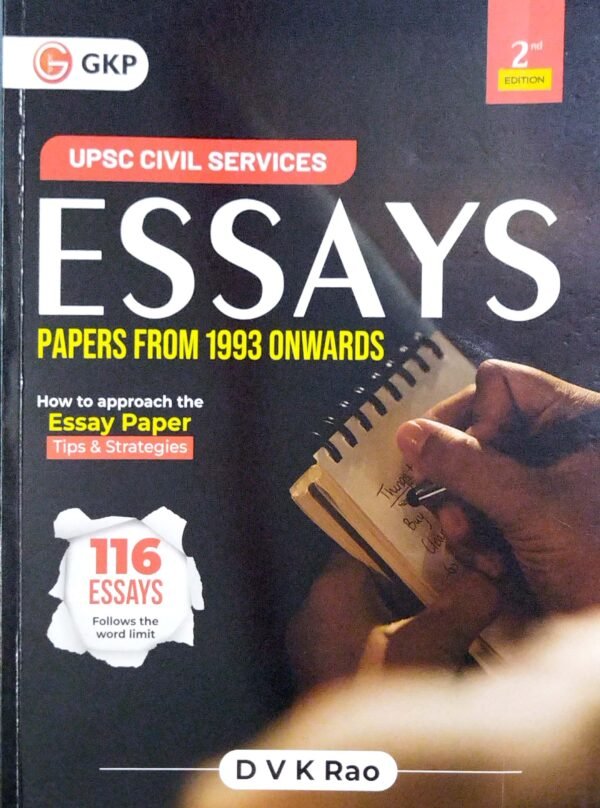 Upsc Civil Services Essays Papers From 1993 Onwards 2ed