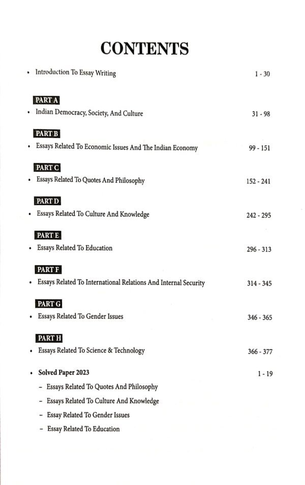 Upsc Civil Services Essays Papers From 1993 Onwards 2ed