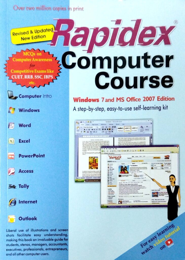 Rapidex Computer Course Windows Windows 7 and MS Office 2007 Edition ...