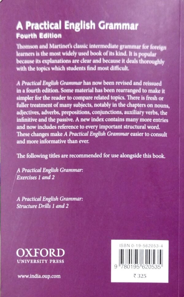 A Practical English Grammar, 4ed