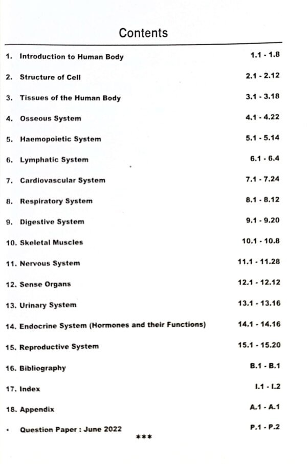 Human Anatomy And Physiology 1st Yr Diploma In Pharmacy
