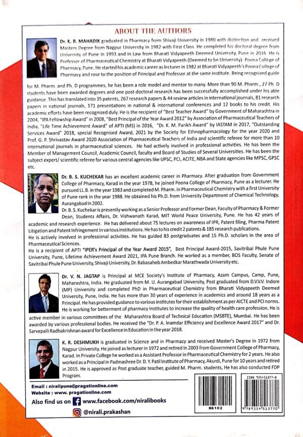 Pharmaceutical Chemistry 1st Yr Diploma In Pharmacy