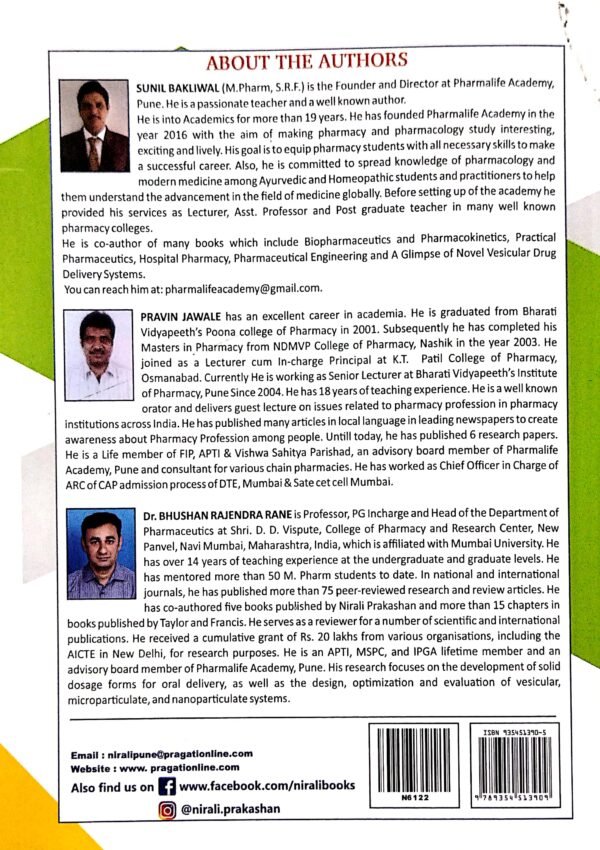 Pharmaceutics 1st Yr Diploma Pharmacy