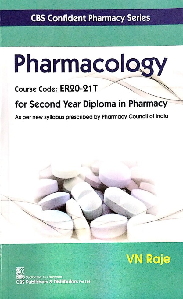 Pharmacology for Second Year Diploma in Pharmacy Course Code ER20-21T