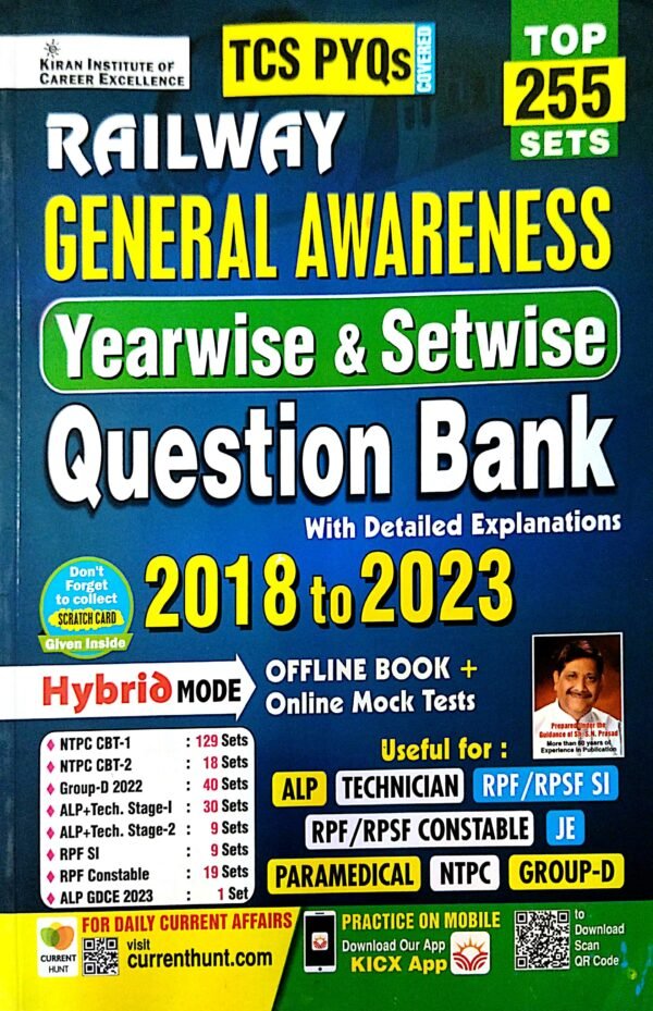 Railway General Awareness 2018 To 2023 Yearwise & Setwise Question Bank