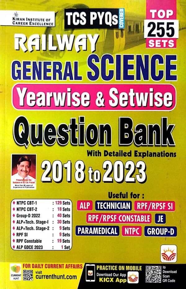 Railway General Science 2018 To 2023 Yearwise & Setwise Question Bank
