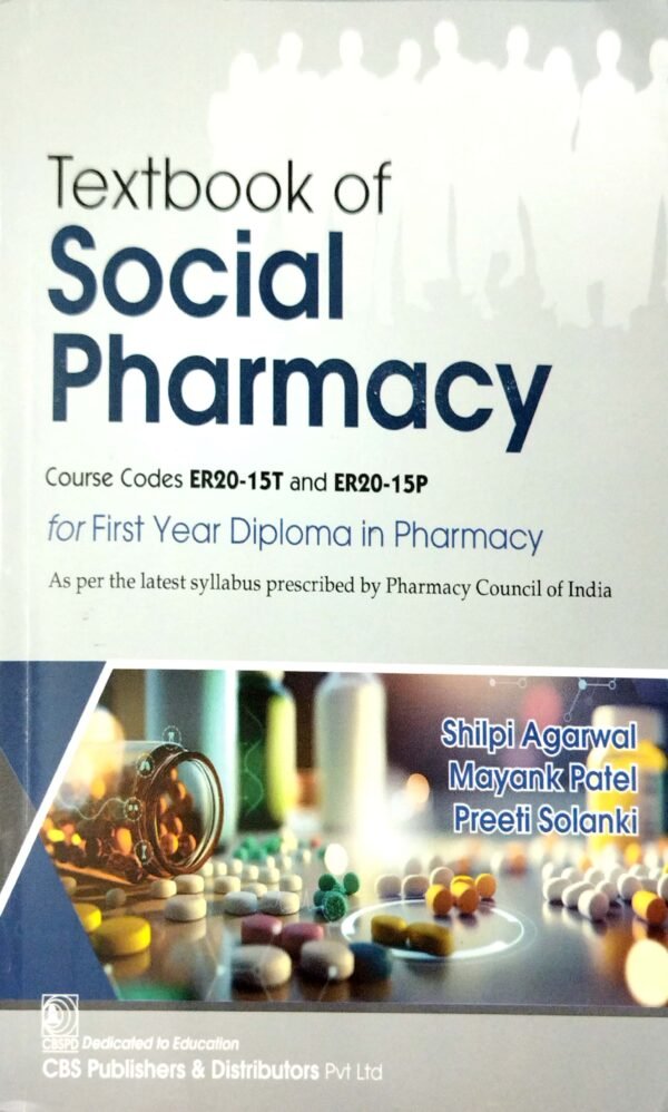 Textbook Of Social Pharmacy For 1st Yr Diploma In Pharmacy