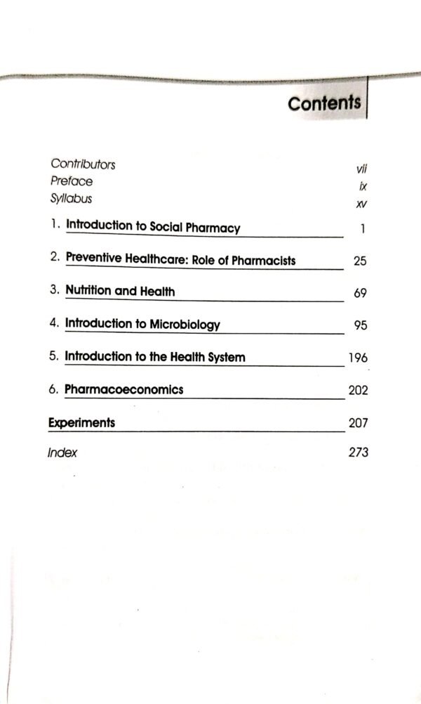 Textbook Of Social Pharmacy For 1st Yr Diploma In Pharmacy
