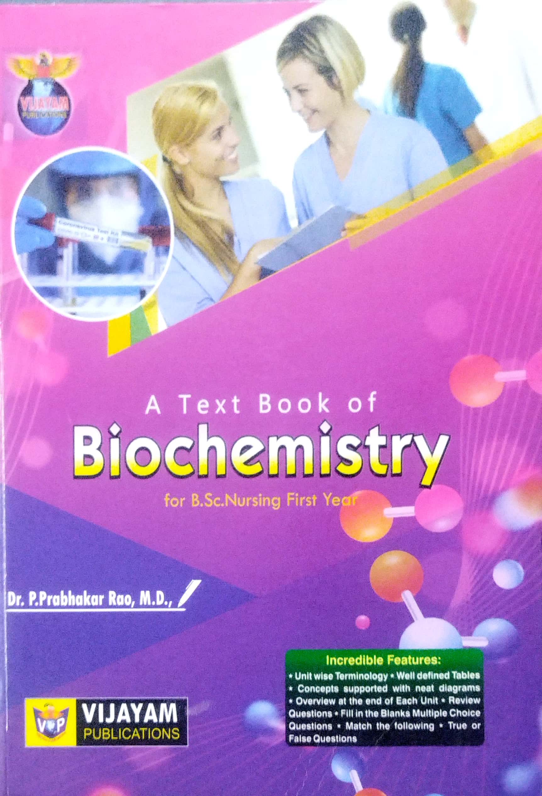 A Text Book Of Biochemistry for B.Sc. Nursing 1st Yr - A.K. Mishra ...