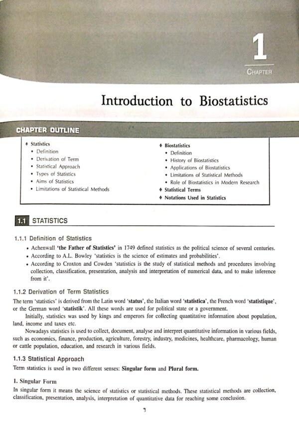 Biostatistics 3ed