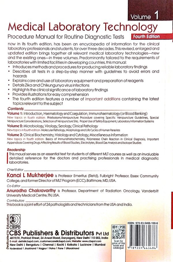 Medical Laboratory Technology Vol-1 4ed