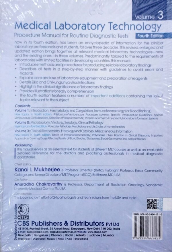 Medical Laboratory Technology Vol-3 4ed