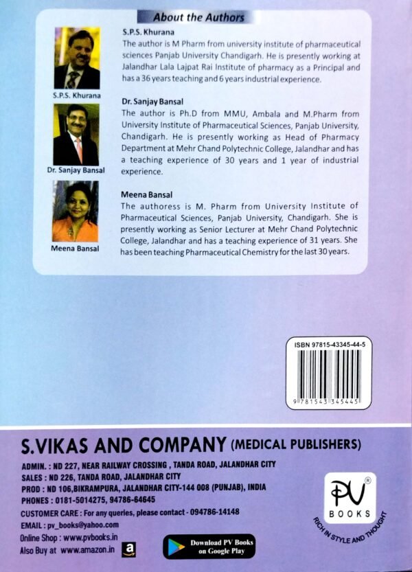 New Approach To Pharmaceutical Chemistry-I D. Pharmacy 1st Yr2 New Approach To Pharmaceutical Chemistry-I D. Pharmacy 1st Yr