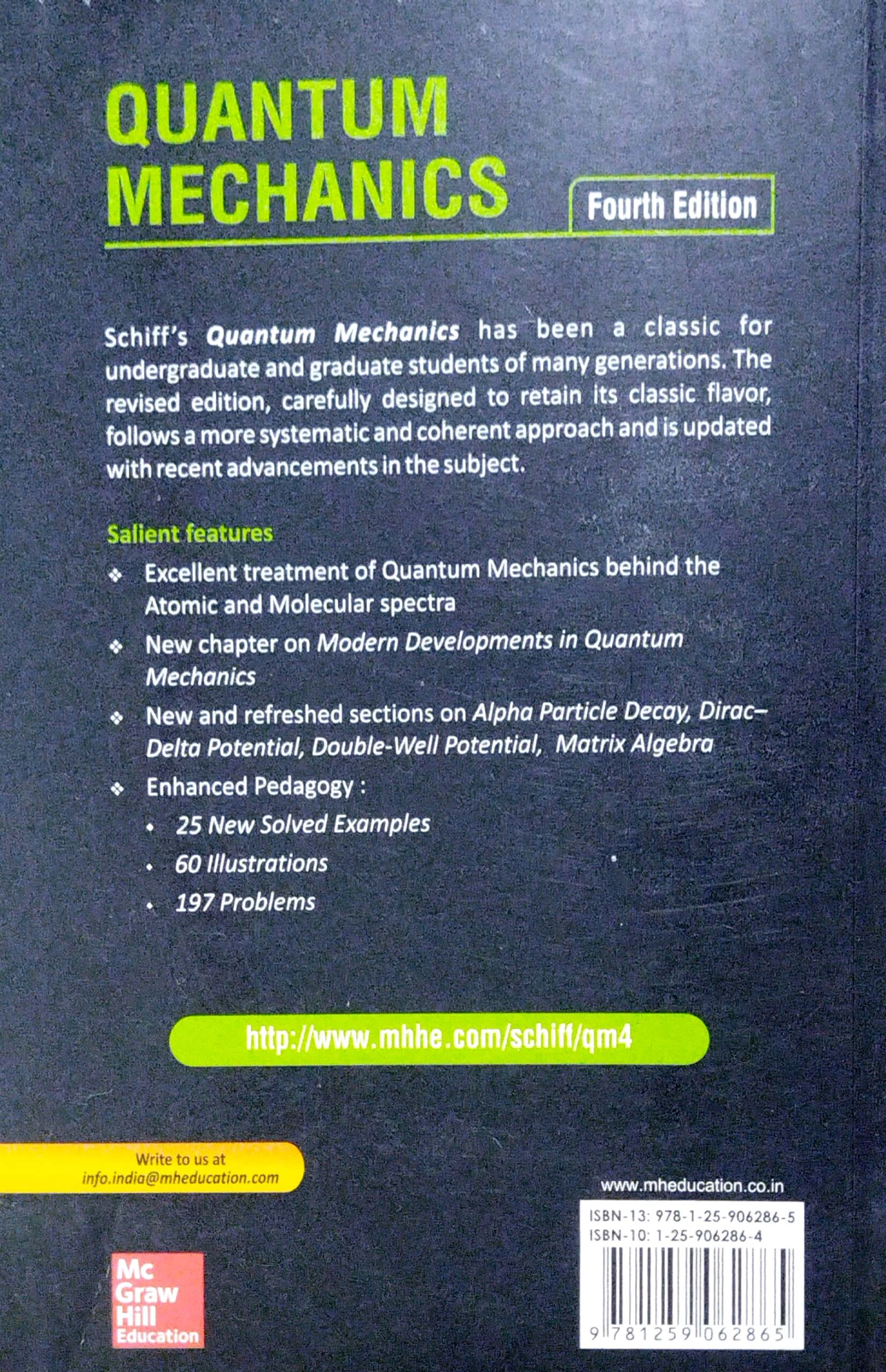 Quantum Mechanics, 4/ed. - Buy Leonard I Schiff at ₹765.00