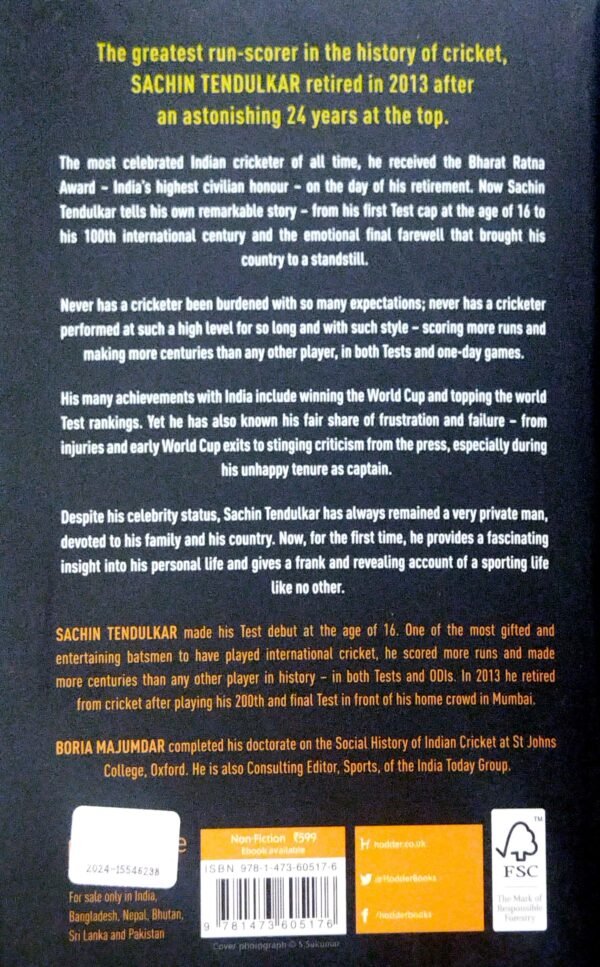 Sachin Tendulkar Playing It My Way