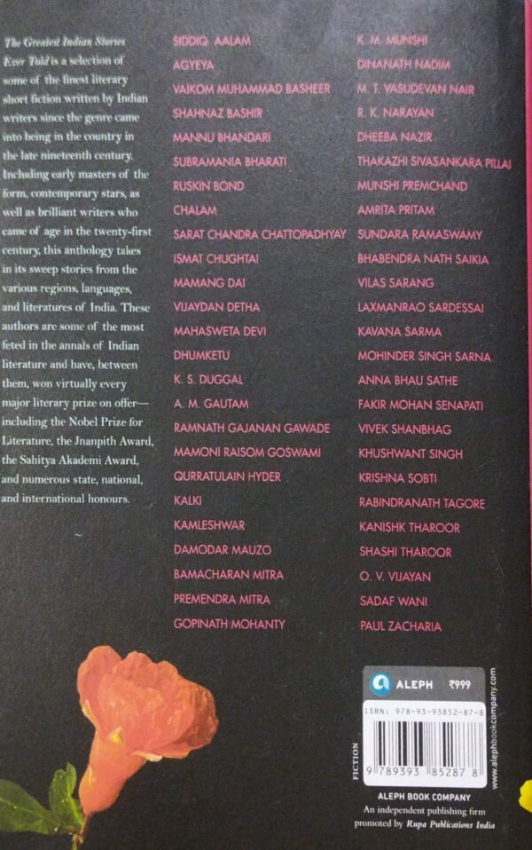 The Greatest Indian Stories Ever Told1 The Greatest Indian Stories Ever Told by Arunava Sinha