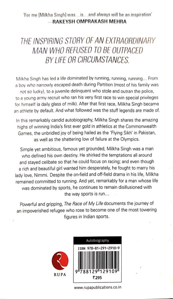 The Race  Of My Life by Milkha Singh