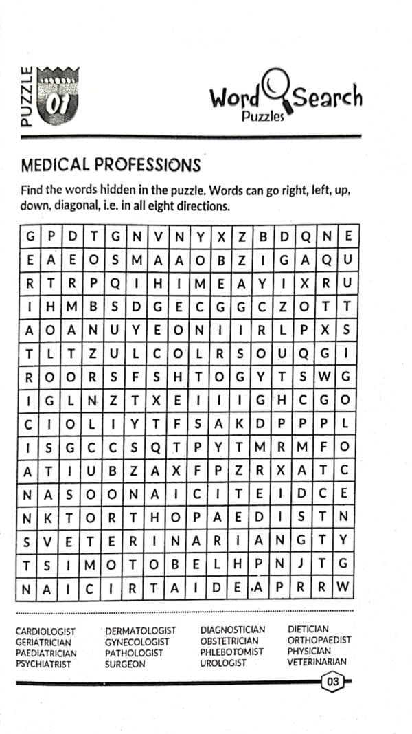 Big World Search Puzzles Vol-1