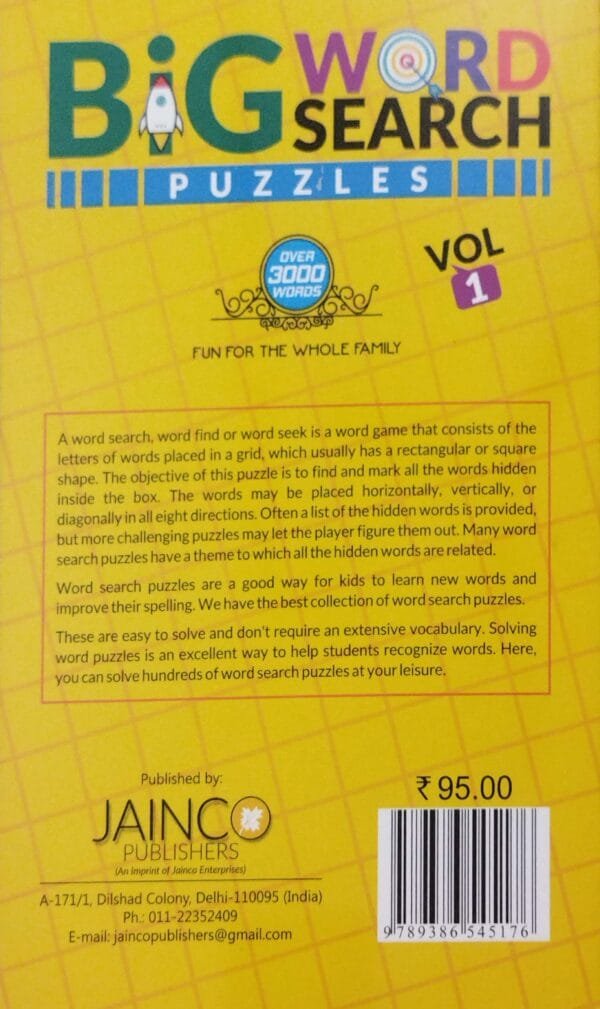 Big World Search Puzzles Vol-1