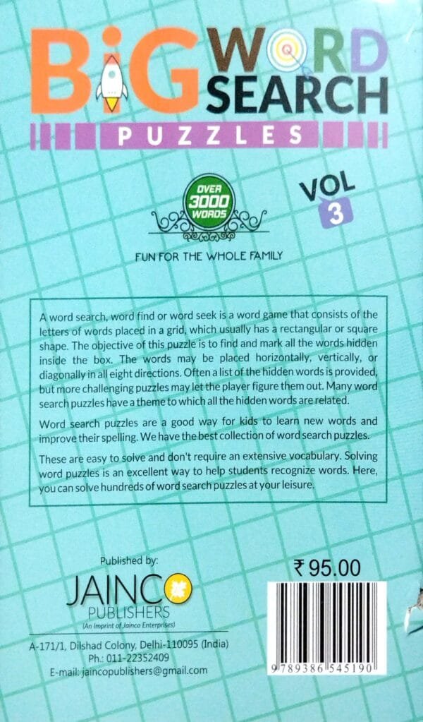 Big World Search Puzzles Vol-3
