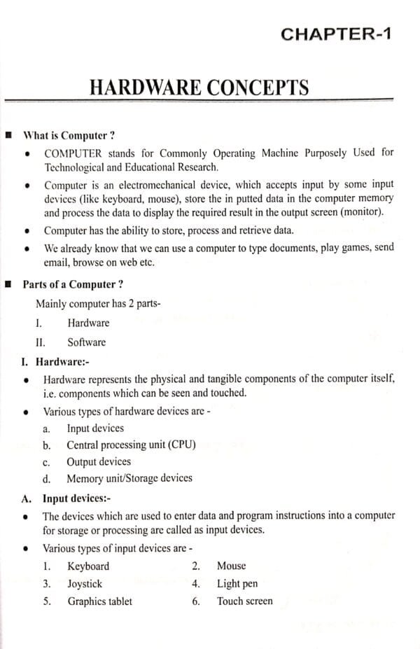 Information Technology Class-XI 1st Yr Chse Odisha