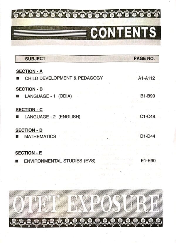 Mbd Otet Odisha Teacher Eligibility Test Paper-I (2 Vols Set)