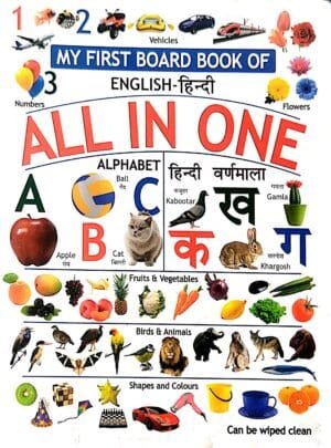 My First Board Book of All In One English-Hindi