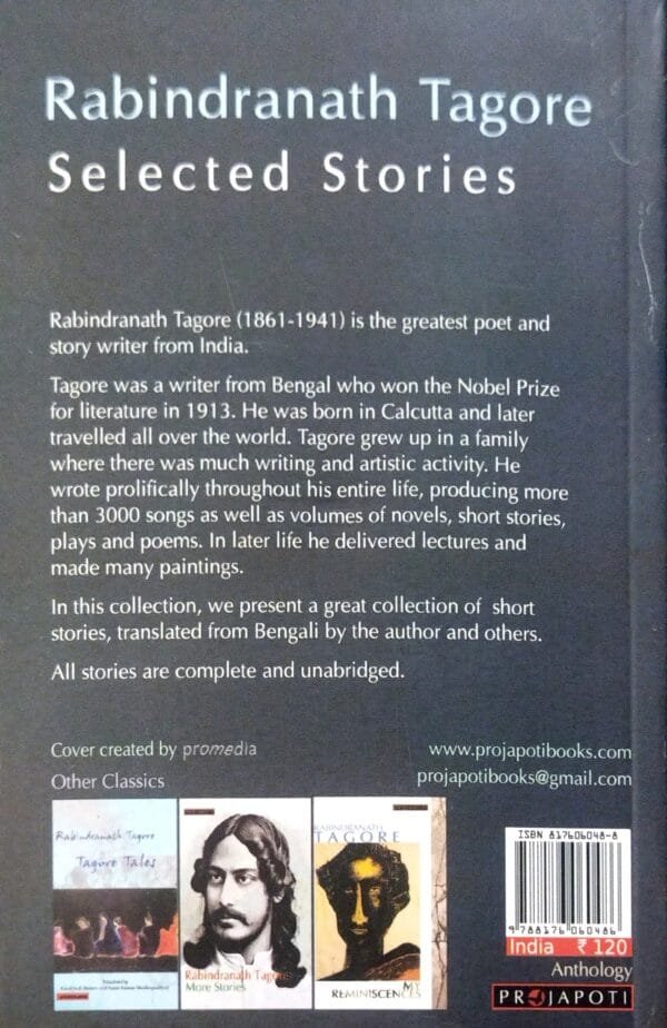 Rabindranath Tagore  Selected Short Stories