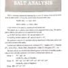 Salt Chart Qualitative Inorganic And Organic Analysis Class-XI-XII Chse Odisha