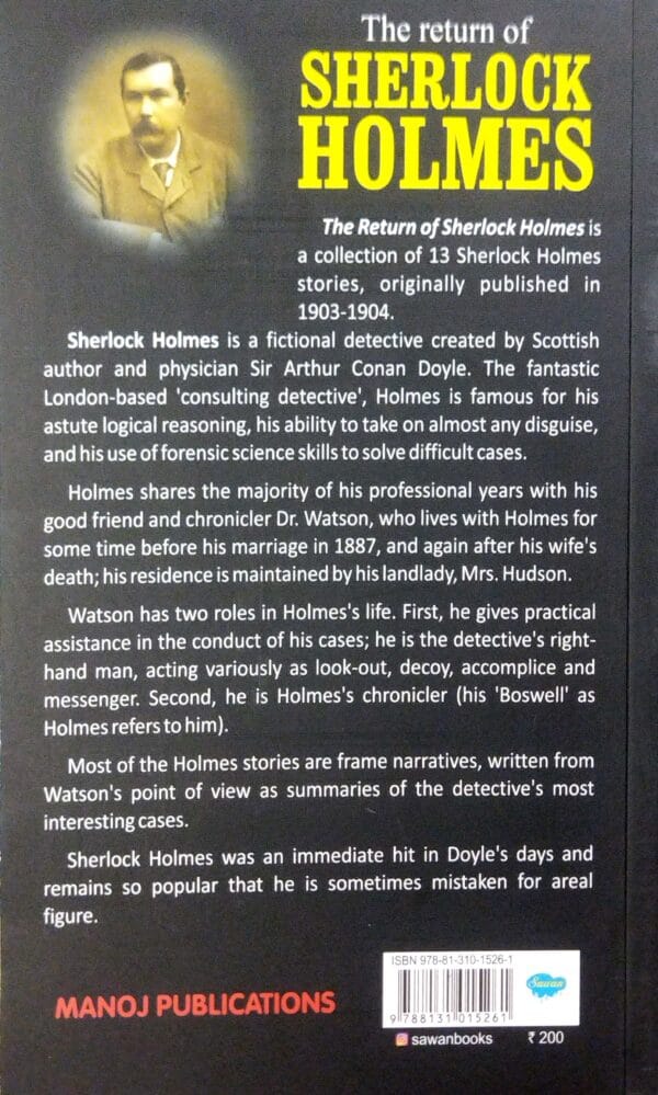 The Return Of Sherlock Holmes