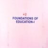 +2 Foundations Of Education-I For Class-XI
