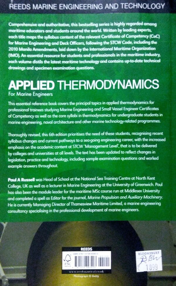 Applied Thermodynamics for Marine Engineers 6 ed -3