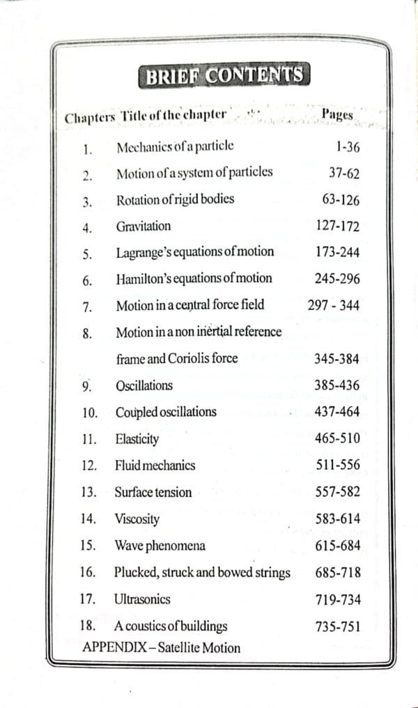 Classical Mechanics
