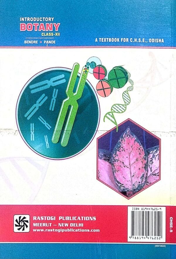 Introductory Botany Class-XII C.h.s.e. Odisha