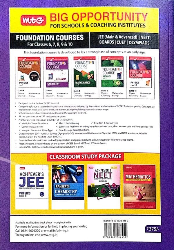 Mtg  Foundation Course Biology Class-6
