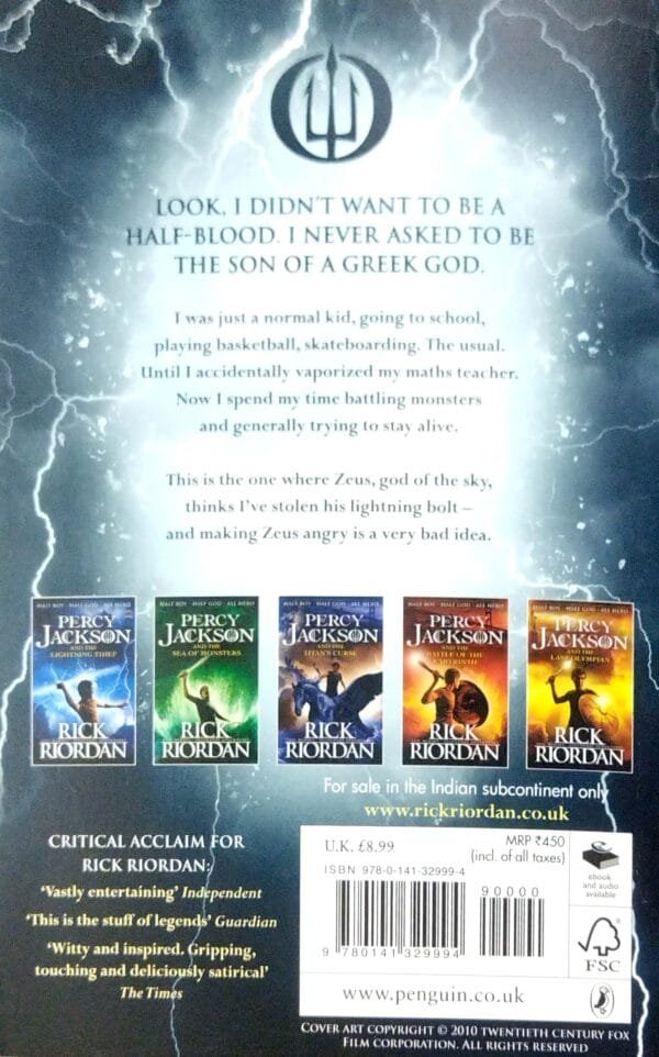 Percy Jackson And The Lightning Thief
