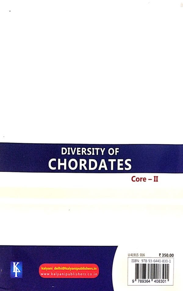 Diversity Of Chordates Core-II Nep