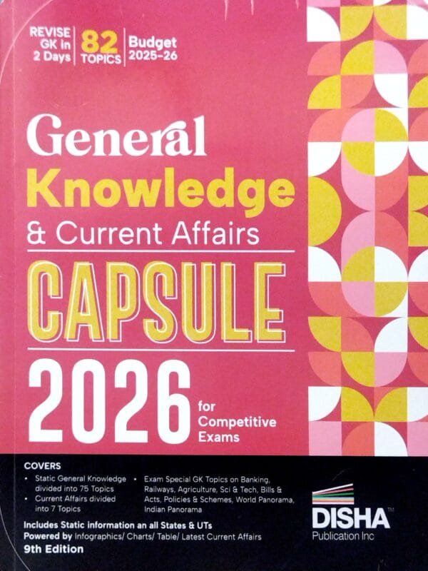 General Knowledge & Current Affairs Capsule 2026 For Competitive Exams 9ed