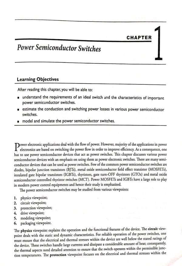 Power Electronics Essentials & Applications
