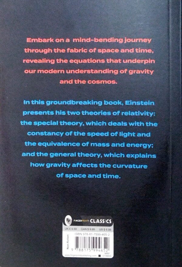 Relativity  The Special And The General Theory