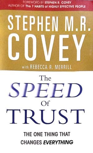 The Speed Of Trust1 The Speed Of Trust