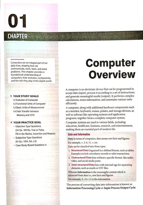 All in One Computer Science Class 11 2026