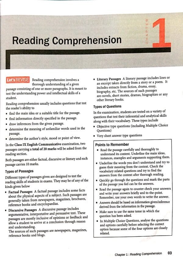 All in One English Communicative CBSE Class 9 25-262 All in One English Communicative CBSE Class 9 25-26